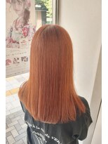 プロデュース 橋本店(Produce) ブリーチなしオレンジカラー