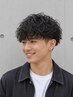 メンズカット+パーマ ¥9900