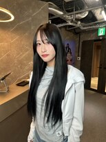 ザ シェノン ウメダ(THE CHAINON UMEDA) ダークパープル/ナチュラルショート/夏のヘアアレンジ/大阪梅田