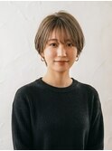【松戸BULL】大人女性に！ミルクティーベージュ×ショートボブ