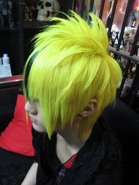 トリックストア(TRICK STORE) V系派手原色カラー&V系カット