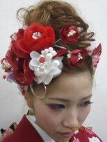 サキ美容室(SAKI)&nbsp;成人式と２次会にも参加できるヘアースタイルにした