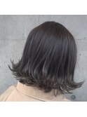 外ハネボブ×ソフトグレージュ