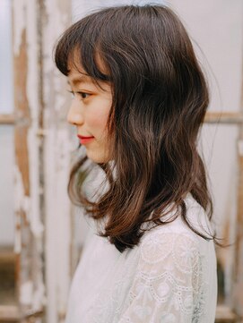 アンブル 新宿(amble) 【amble 新宿】★無造作×ゆるセミディ★イルミナカラー