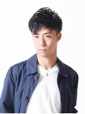 大胆ツーブロックマッシュ
