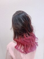 リー ルーチェ 布施(Lee Luce)&nbsp;ビビットピンク×韓国巻き