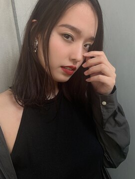 ボタニウム バイ アールサロン(BOTANIUM by RrSALON) ナチュラルダークブラウン☆外ハネクールスタイル☆AMU