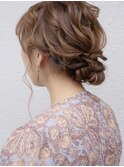 波ウェーブお呼ばれスタイル