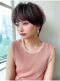 LallYou　錦糸町　シアーカラーゆるふわ無造作パーマショート