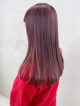 アイティー バイ アルバム 中野店(IT by ALBUM) バイオレットロング_オリーブカラーハイライトカラー_ba308162