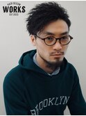 刈り上げツイストパーマ