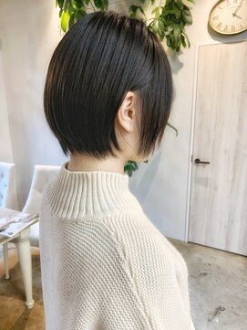 ショートオンリーサロントス(short only salon TOSS) まとまりつや出しプディショートボブ
