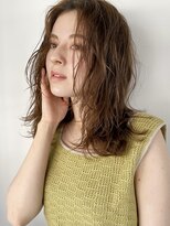 コフィー バイ メルト 吉祥寺(cofy by melt) 【三ツ井純】大人のお色気パーマ ゆるふわミディ ベージュカラー