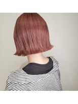 タブーセントラル(TABOO Central)&nbsp;ピンクアッシュと切りっぱなしボブは安定のかわいさ☆