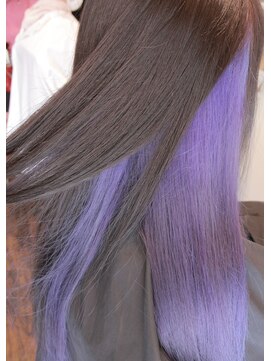 ガーデン GARDEN 【桑名・四日市】ハイトーンカラー　バイオレットインナーカラー