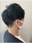 ナチュラルツーブロック/刈上げショート