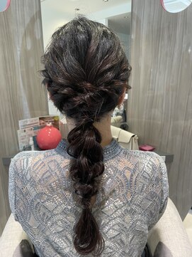 カラーズ(PRIVATE HAIR SALON COLOR'S) パーティー♪編み下ろしアレンジ