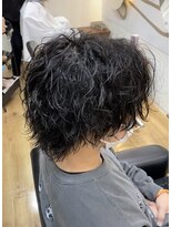 アネックスジャパン ゆめタウン高松店(ANNEX JAPAN)&nbsp;波巻きパーマウルフ/波巻きスパイラル/メンズパーマメンズカット
