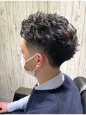 10代20代30代/アップバング/フェード/メンズパーマ