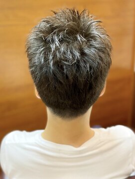 ケースタイル ヘアスタジオ 神保町店(K STYLE HAIR STUDIO) アップバング/束感ショート/スーツ/メンズカット/神保町/パーマ