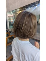 シアン 京都河原町店(CYAN) 立体感ハイライトボブ