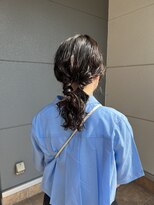ヘアーアイストゥーレ(HAIR ICI TRE)&nbsp;ミディアムパーマ　パーマアレンジ　担当東川内遥