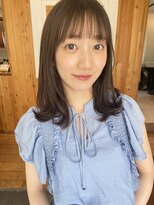 ガーランド (Garland)&nbsp;大人ミディアム/ミディアムレイヤー/ピンクベージュ/卵型