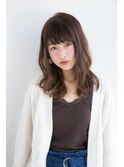 【Laf 岡本聡美】レイヤーロング/グレーベージュ