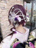 ファム(femme)&nbsp;成人式アップスタイル