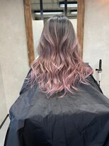 サニー 渋谷(SUNNY)&nbsp;バレイヤージュ、ハイライト、レイヤーロング、グレーベージュ