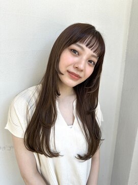 エテバイリリア(ete by LILIA.) 顔周りレイヤースタイル