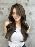韓国風前髪×レイヤーカット【髪質改善/新宿/レイヤーカット】