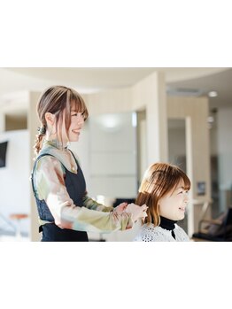 一人一人に合わせたカウンセリング☆ご要望やお悩みも伝えやすい！あなたのお気に入りサロンに☆