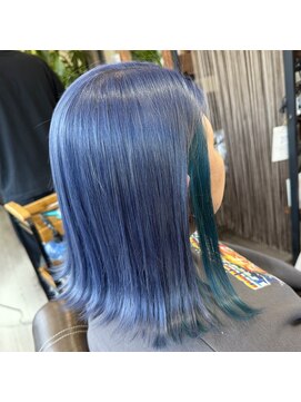 ラル(Lull) ブルー×ダークグリーンカラー