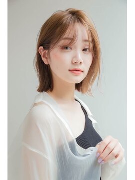 ハローバイシー 仙台(Hello by Sea) 美髪イヤリングカラーサイドバング外ハネボブ小顔前髪イメチェン