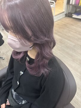 グランディールヘアデザイン(grandir hairdesign) プルエクステ/ラベンダー/千葉
