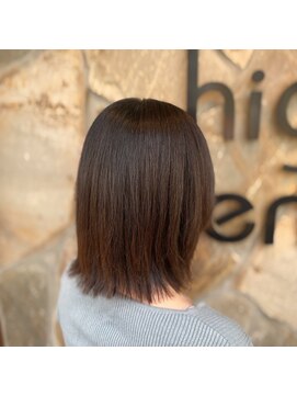 ナチュラルハイセンス 本店(natural high sense) 外ハネくびれボブ×アンバーベージュ　似合わせカット/町屋駅