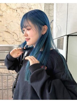 ノラ シブヤ(NORA) モスブルーネイビーペールブルーケアブリーチ