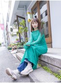髪にやさしく、自然に、酸性ストレートロング[30代40代50代]