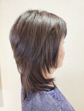 松本平太郎美容室 国立店 30代40代50代60代×ミディアムレイヤーウルフ×イノアカラー