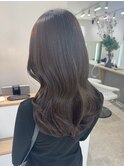 桑名ロングレイヤーカットハッシュカット透明感カラー重めロング