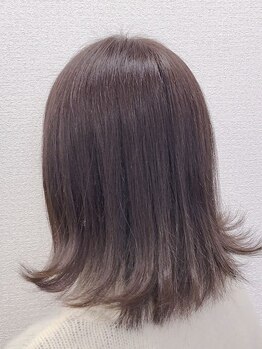 アットユープラス イオン尾平店(at-U plus)の写真/今まで難しかった明るいカラーにも対応できる白髪染め!《ファッショングレイカラー》新登場です☆