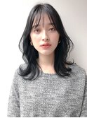 暗髪ロングヘア*くびれパーマ*くびれヘア*30代40代50代OK