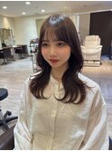 韓国ヘア　透明感カラー　髪質改善