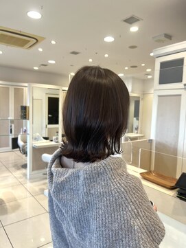 アッシュ 長津田店(Ash) ツヤツヤ大人ボブ20代30代40代外ハネ