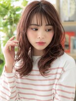 カバーヘア ブリス 志木南口駅前店(COVER HAIR bliss)&nbsp;★ミルクティーピンク小顔バタフライレイヤーカット20代30代★2