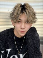 ジーナ 天神(Zina)&nbsp;デザインカラー/フェザーパーマ【メンズウルフZina天神】