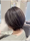 【四条烏丸】ラベンダーグレージュ×レイヤーボブ