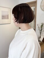 エヌヨンブンノイチ 茅ヶ崎(n1/4)&nbsp;30代40代50代マッシュボブ丸みボブ前髪あり似合わせ