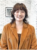 ウルフミディアムパーマ